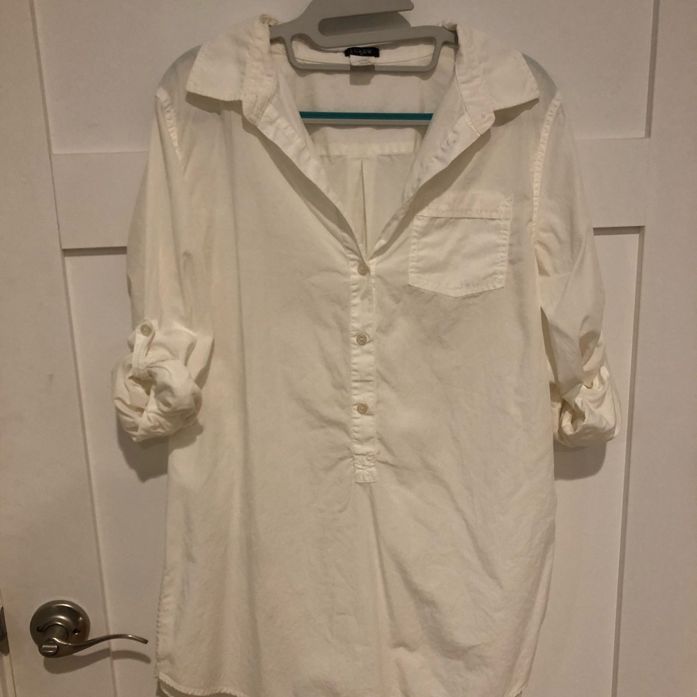 Long Calvin Klein white shit